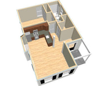 Load image into Gallery viewer, Claremont Cottage Plan - 580 sq. ft.