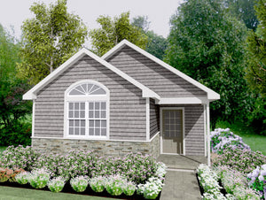 Elmwood Cottage Plan - 580 sq. ft.