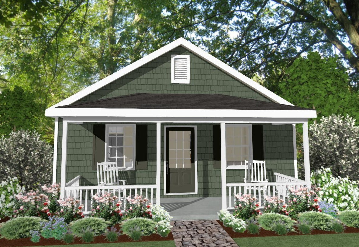 Forrest Grove Cottage Plan - 576 sq. ft.