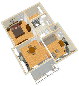 Meadow Run - dollhouse view 1