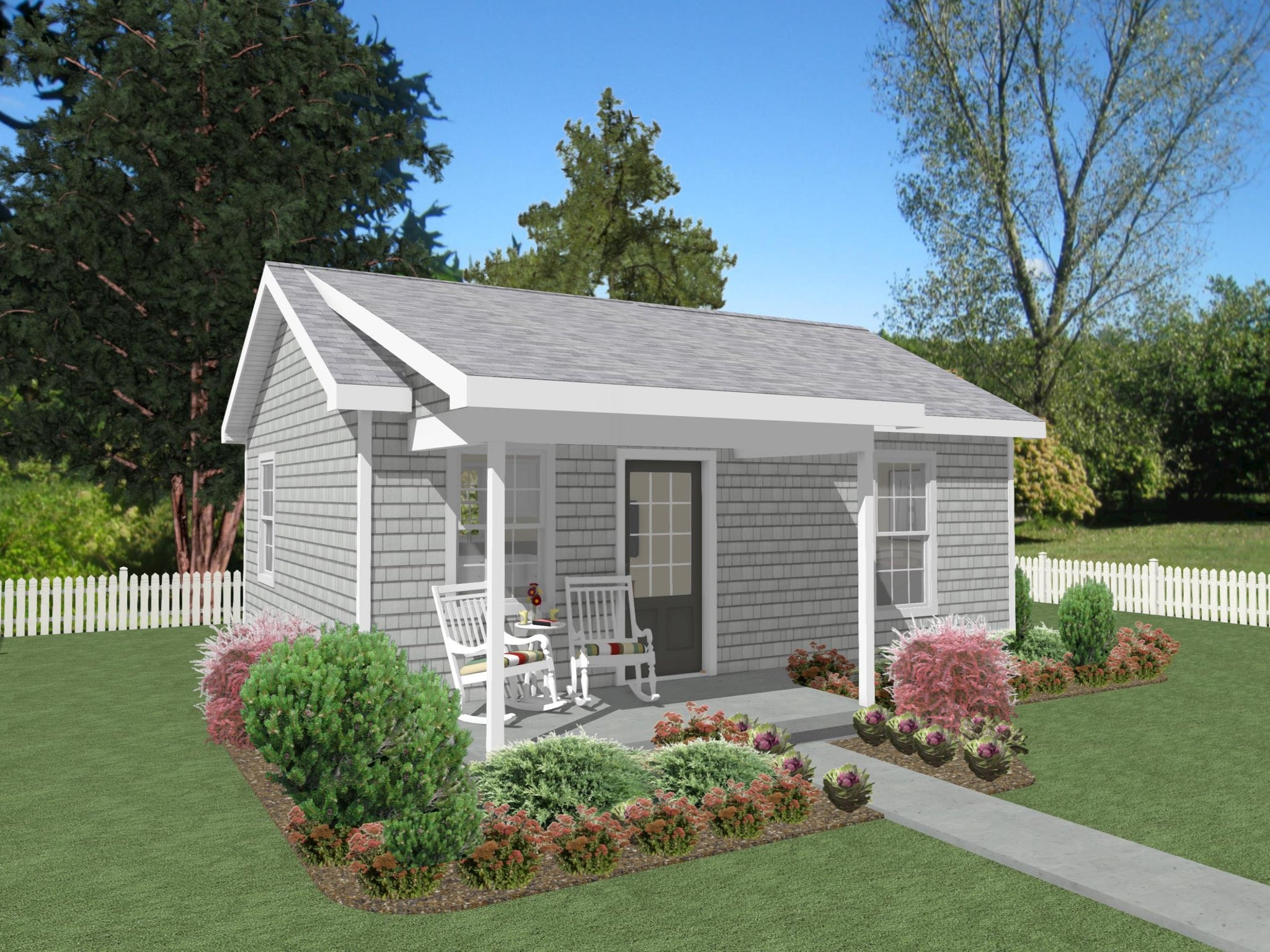 Millstream Cottage Plan - 450 sq. ft. – Tuckaway Cottage Designs