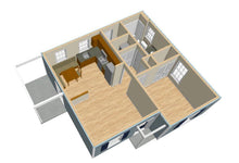 Load image into Gallery viewer, Pine Grove Cottage Plan - 538 sq. ft.