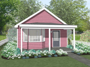 Rosewood Cottage Plan - 651 sq. ft.
