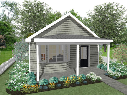 Rosewood Cottage Plan - 651 sq. ft.
