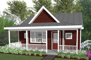 Roxbury Cottage Plan - 600 sq. ft.