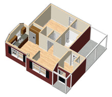 Load image into Gallery viewer, Stockton Cottage Plan  -  560 sq. ft.